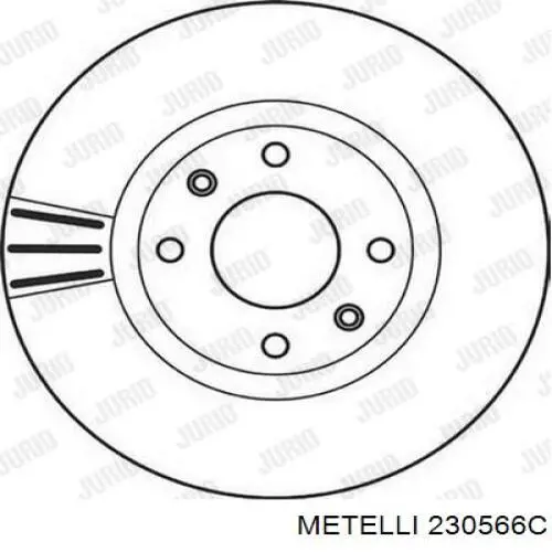 Freno de disco delantero Citroen C4 UD