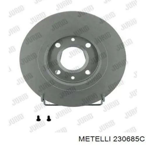 23-0685C Metelli freno de disco delantero