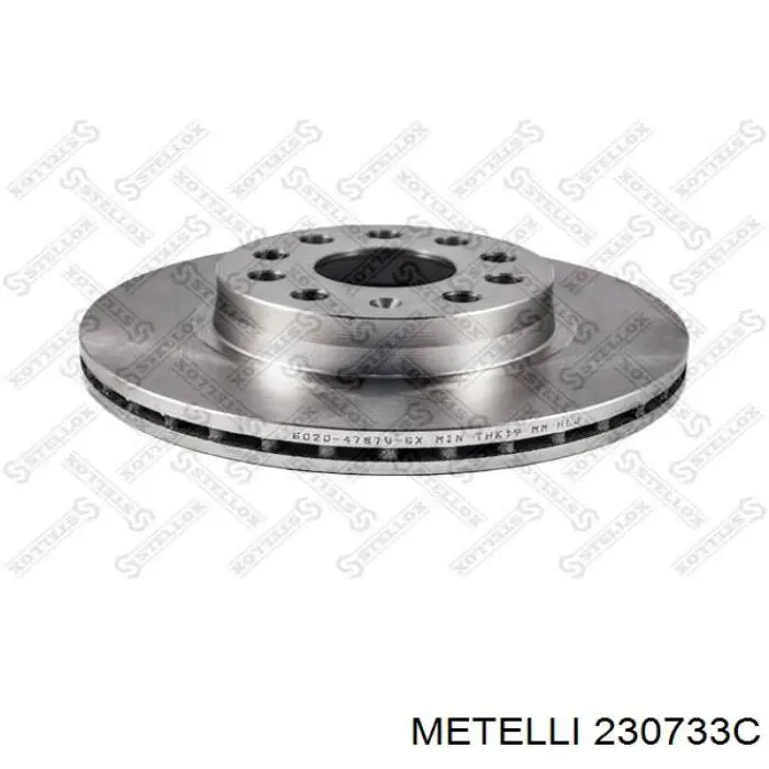 Disco de freno delantero Metelli 230733C