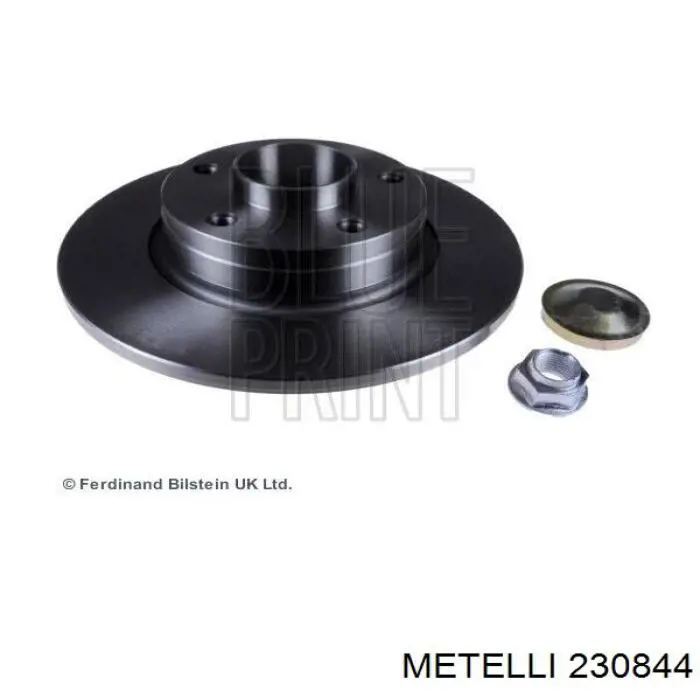 230844 Metelli Freno de disco trasero