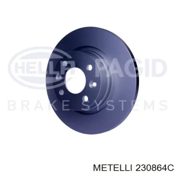 Disco de freno delantero Metelli 230864C