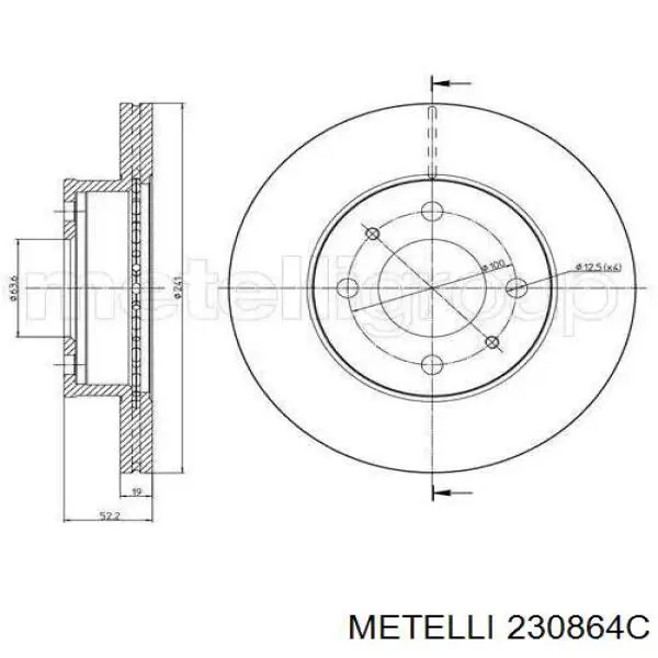 230864C Metelli Discos