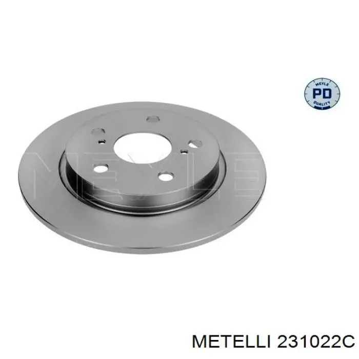 Disco de freno trasero Toyota Auris E15