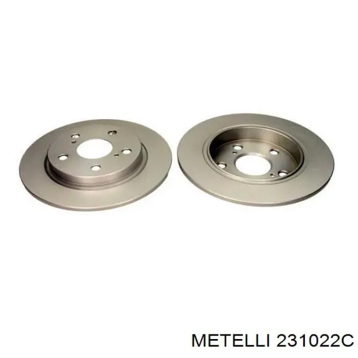 Disco de freno trasero Toyota Auris E15