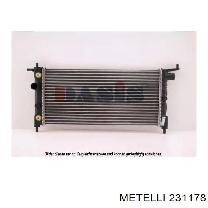 23-1178 Metelli freno de disco delantero