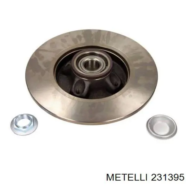 23-1395 Metelli disco de freno trasero