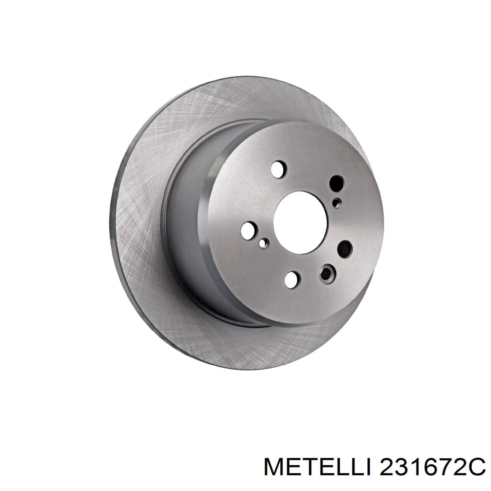 23-1672C Metelli disco de freno trasero