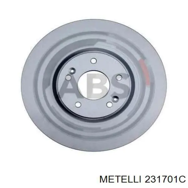 23-1701C Metelli freno de disco delantero