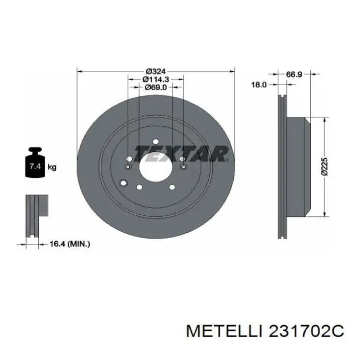 231702C Metelli