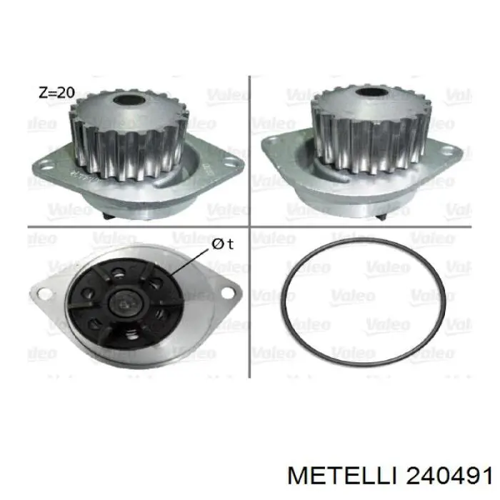 240491 Metelli bomba de agua