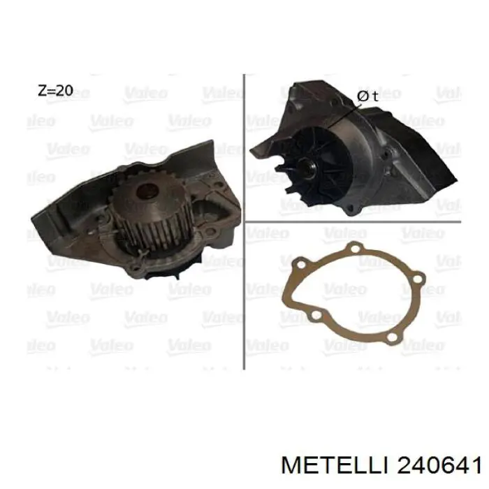 240641 Metelli bomba de agua