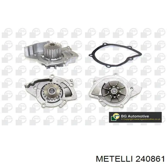 Motor de agua Metelli 240861