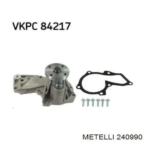 240990 Metelli Bomba refrigerante coche