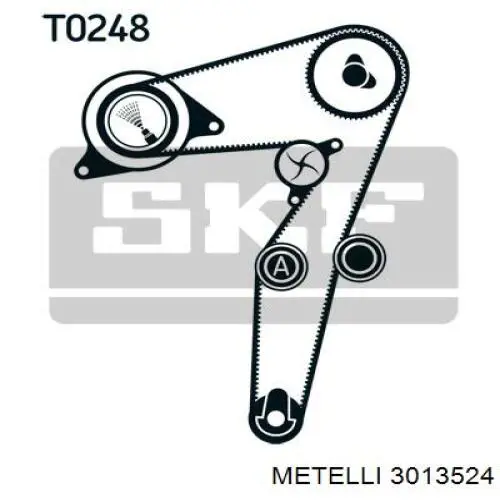 30-1352-4 Metelli kit correa de distribución