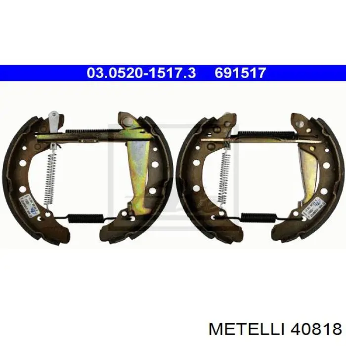 40818 Metelli cilindro de freno de rueda trasero