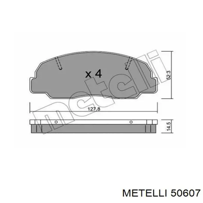 50607 Metelli cilindro principal de freno