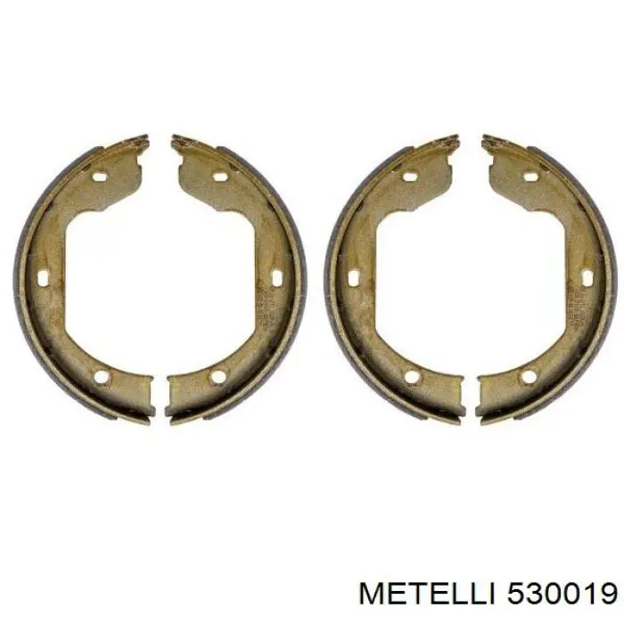 Juego de zapatas de frenos, freno de estacionamiento BMW 5 E39