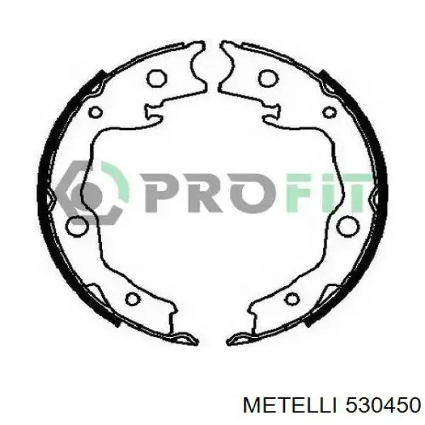 Juego de zapatas de frenos, freno de estacionamiento Nissan Tiida C11X