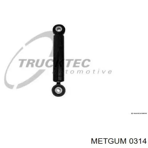 0314 Metgum silentblock delantero de ballesta delantera