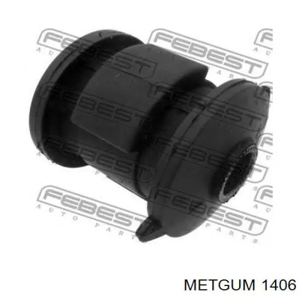 1406 Metgum silentblock de brazo suspensión trasero longitudinal