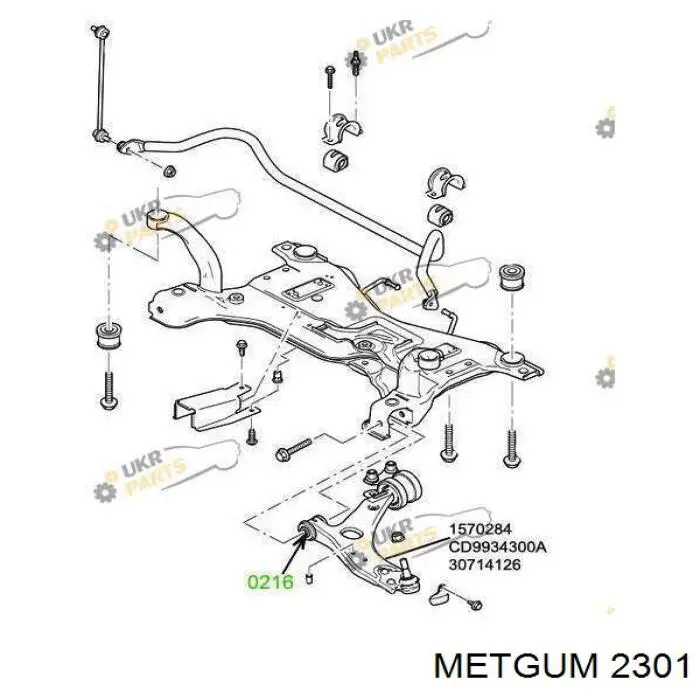 Silentblock delantero de ballesta trasera Hyundai/Kia 5514743002 precio, desde 7,56 EUR