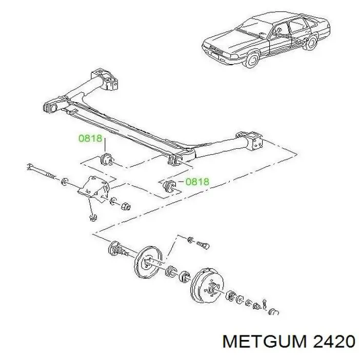 Buje de amortiguador trasero Renault Trafic II furgoneta (FL) (2001 - 2014) precio, desde 4,34 EUR