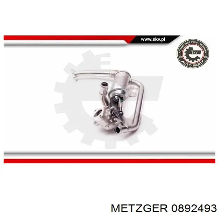 0892493 Metzger enfriador egr de recirculación de gases de escape