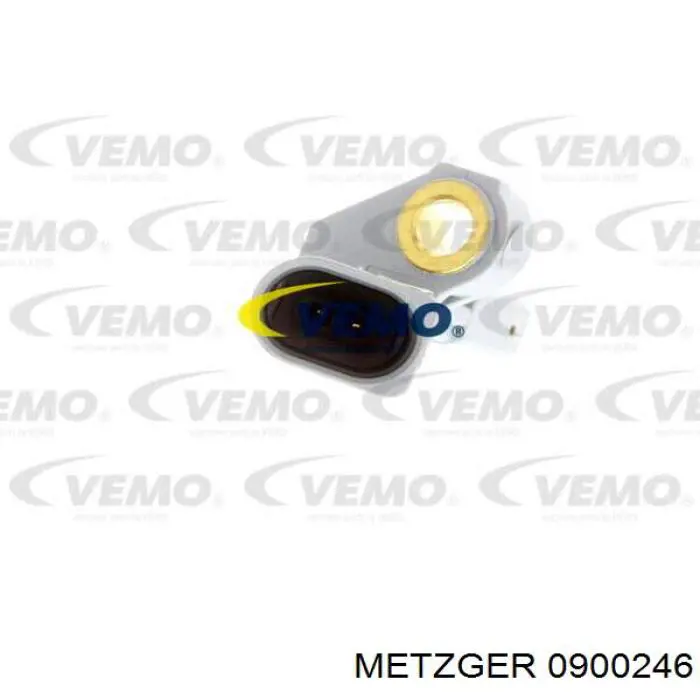 Sensor ABS, rueda trasera izquierda Metzger 0900246