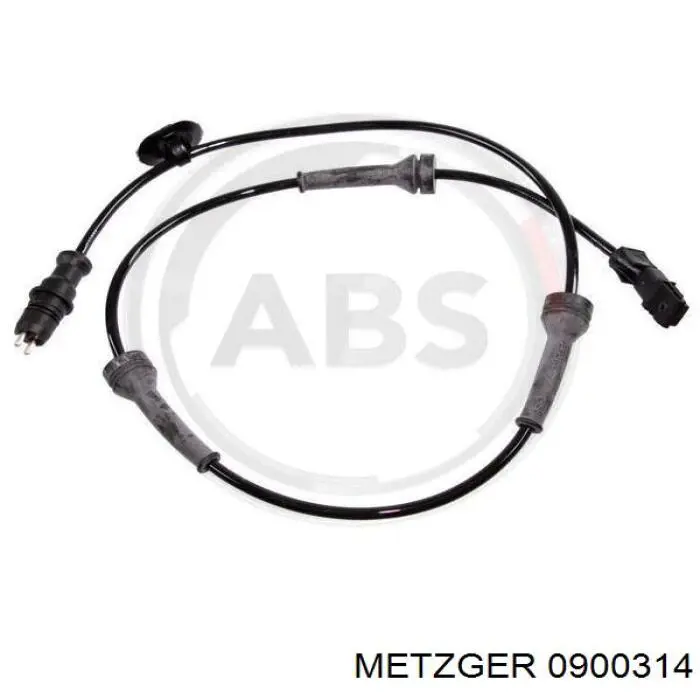 0900314 Metzger sensor abs delantero