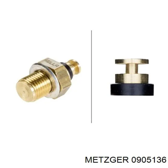 Sensor de temperatura de aceite del motor Metzger 0905136 precio, desde 5,41 EUR