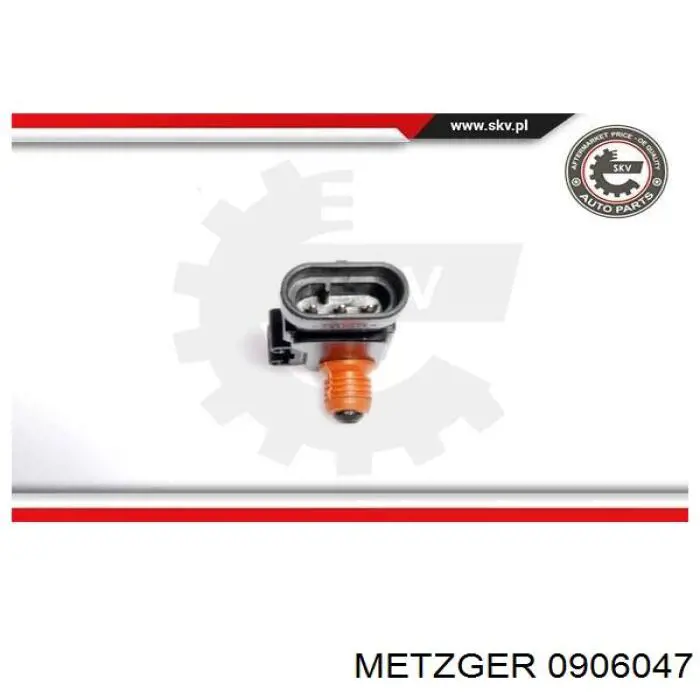 0906047 Metzger Sensor, presión colector de admisión 