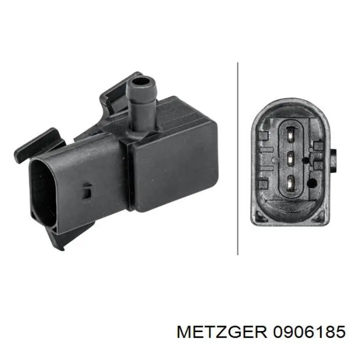 Sensor de presion gases de escape 551441A ERA