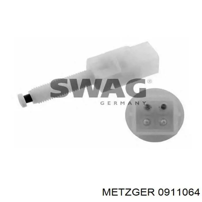 0911064 Metzger interruptor luz de freno
