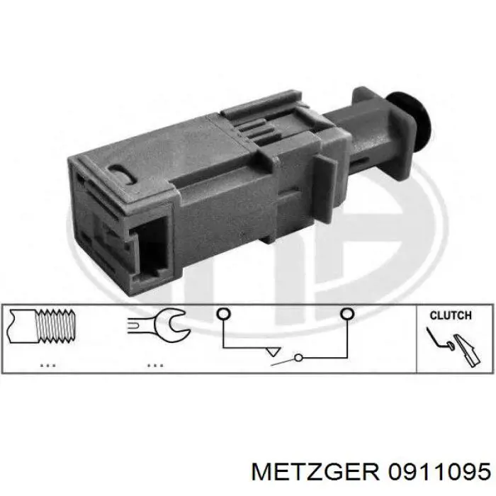Interruptor De Embrague para Opel Agila (H00)