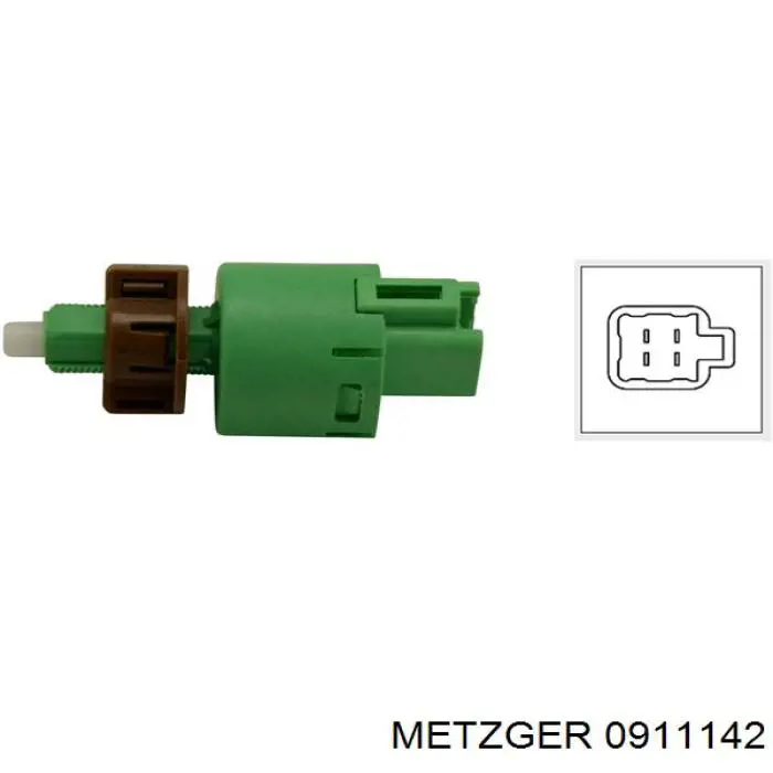 0911142 Metzger interruptor luz de freno