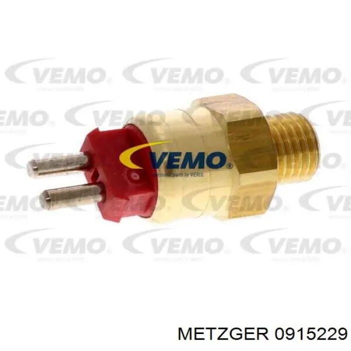 0915229 Metzger sensor, temperatura del refrigerante (encendido el ventilador del radiador)
