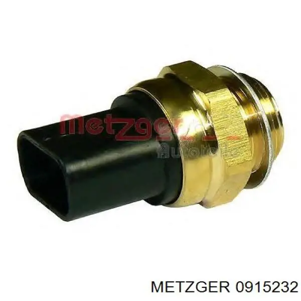 Sensore Temperatura Refrigerante Metzger 0905127 Per Ford / Mazda - 2 Poli, Colore Nero/Rosso, Ricambio Equivalente A Ford 1057836