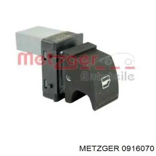 0916070 Metzger botón de encendido, motor eléctrico, elevalunas, puerta delantera derecha