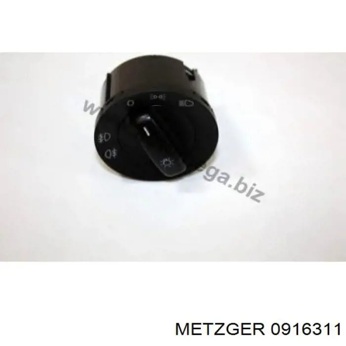 0916311 Metzger interruptor de faros para "torpedo"