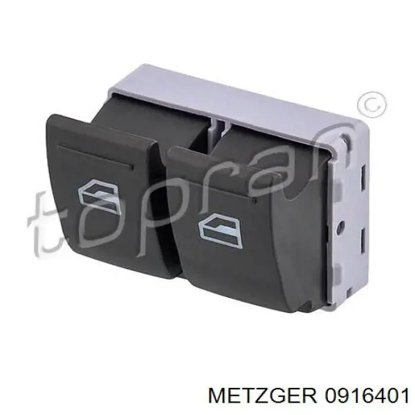 0916401 Metzger Unidad de control de elevalunas delantera izquierda