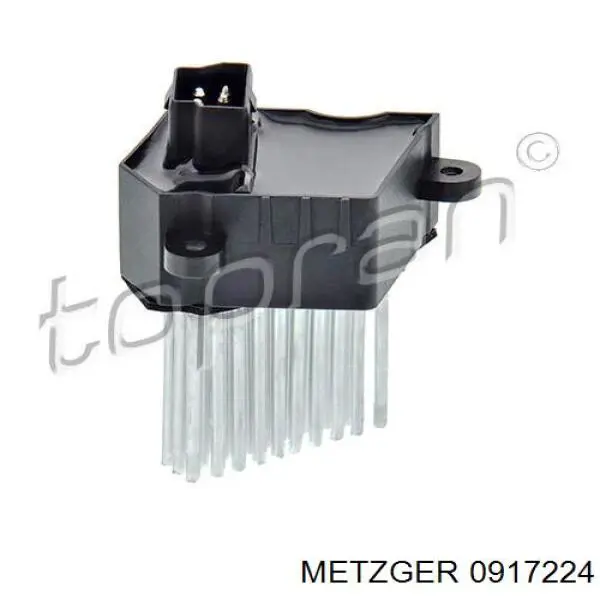 0917224 Metzger resitencia, ventilador habitáculo