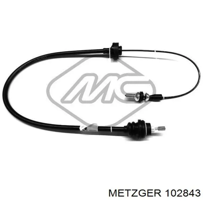 3067000QAD Renault (RVI) cable de embrague