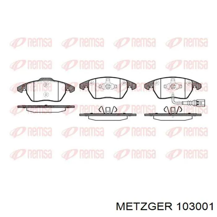 Pastillas de freno delanteras Seat Leon 2 1P1