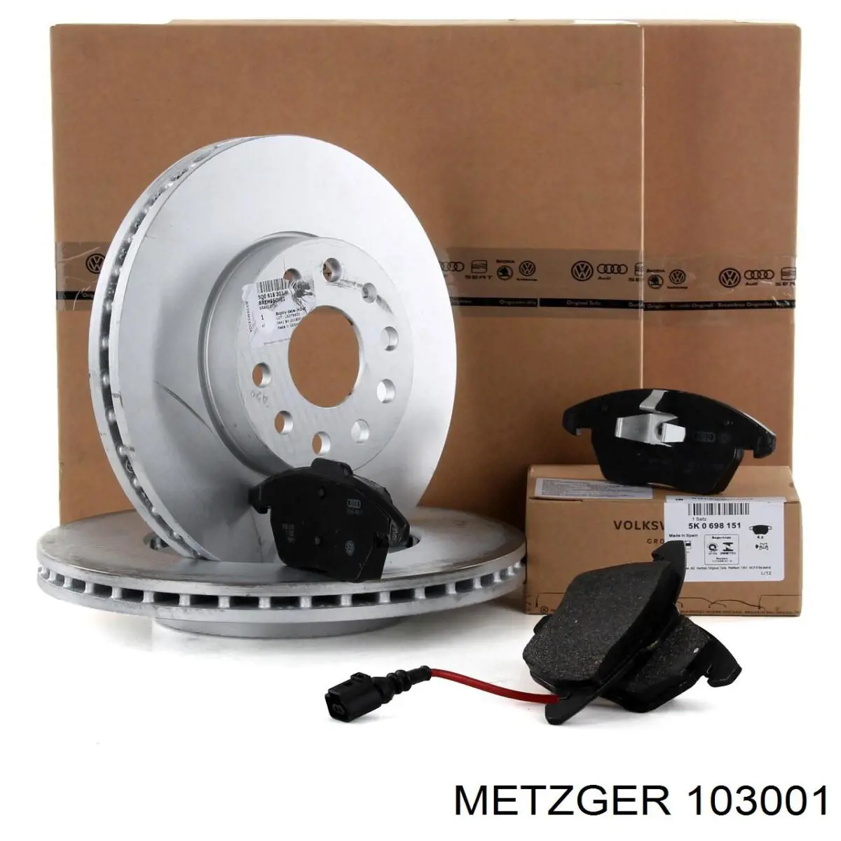 Pastillas de freno delanteras Seat Leon 2 1P1