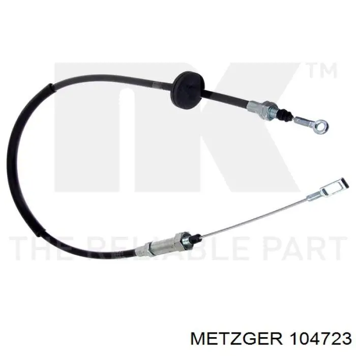 10.4723 Metzger cable de freno de mano delantero