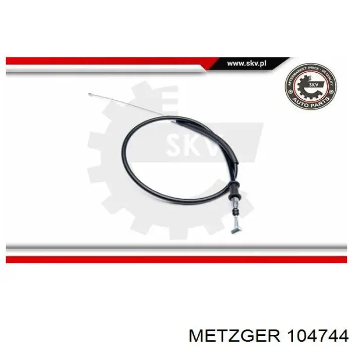 E074180 Peugeot/Citroen Cable de freno de mano trasero derecho/izquierdo