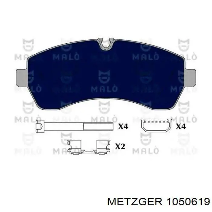 Comprar 1050619 Quick Brake Kit de montaje de zapatas de freno traseras