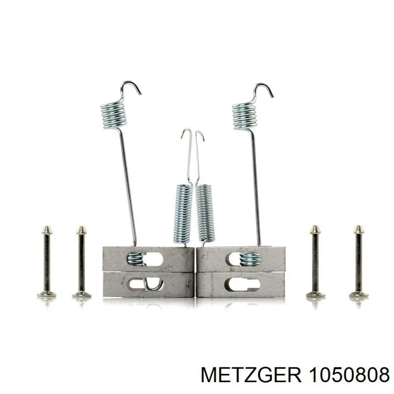 105-0808 Metzger kit de montaje, zapatas de freno traseras