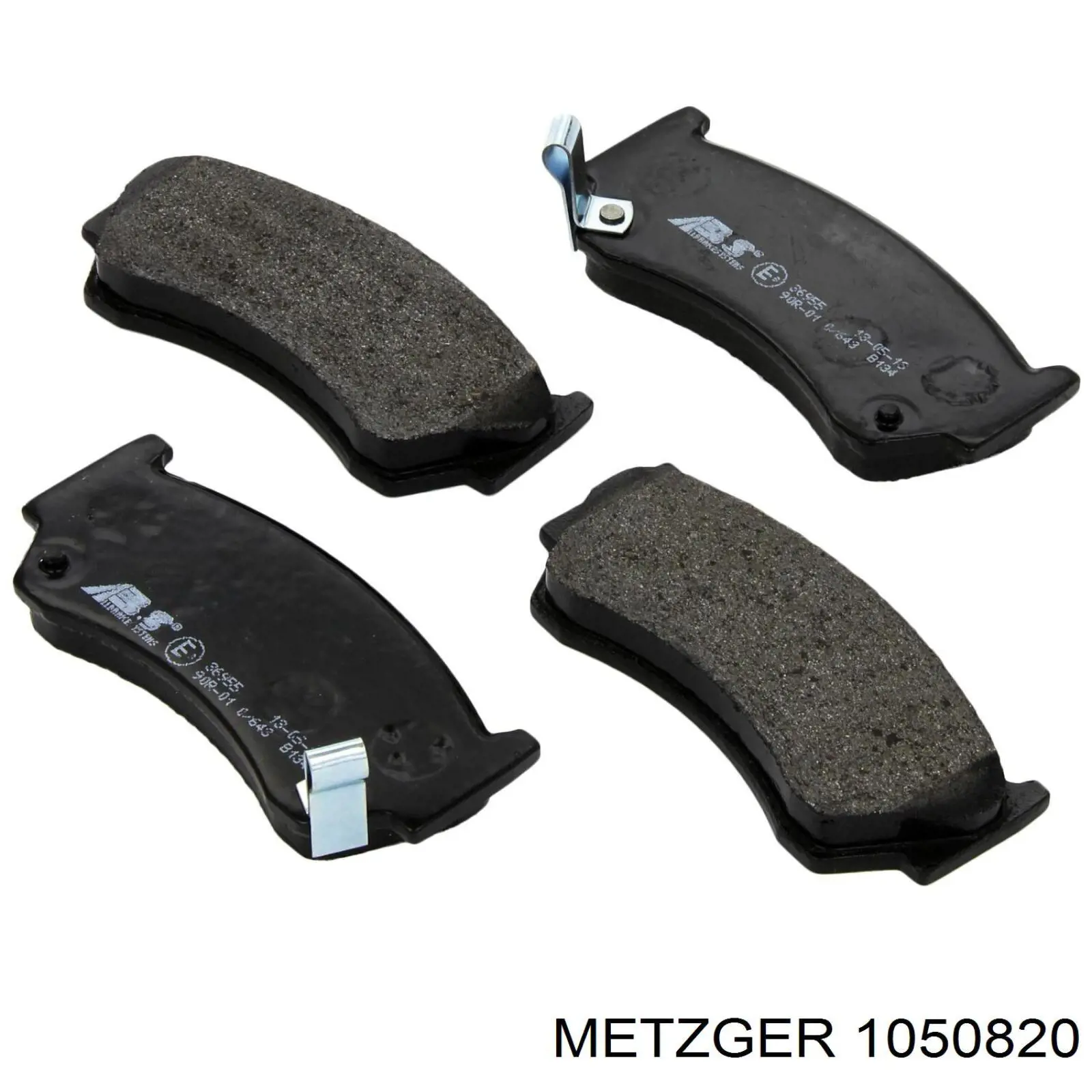 105-0820 Metzger kit de montaje, zapatas de freno traseras