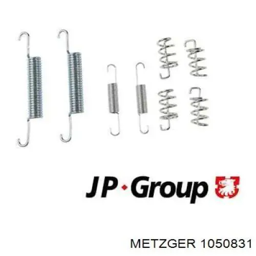 105-0831 Metzger kit de montaje, zapatas de freno traseras